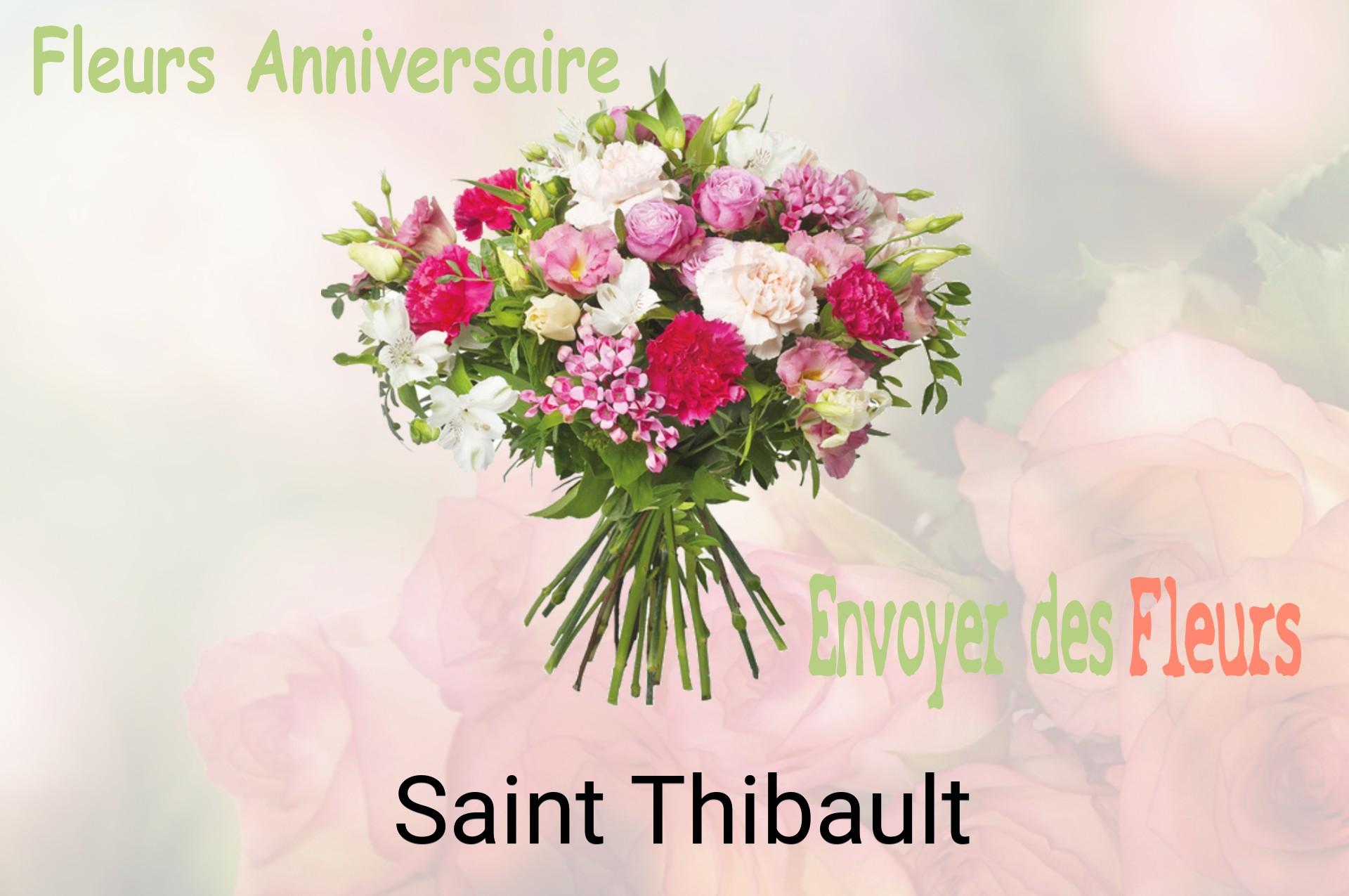 Bouquet de fleurs d’anniversaire livré à Saint-Thibault